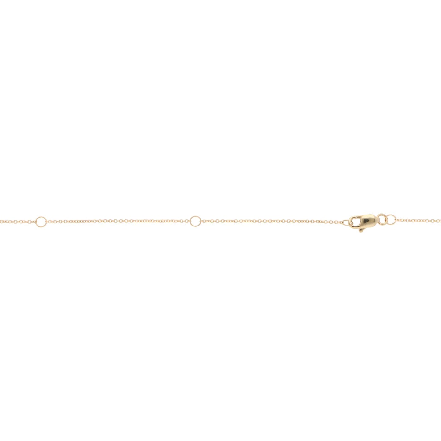 Contemporary GIA Certified Diamond Solitaire Necklace In 18 Carat Yellow Gold