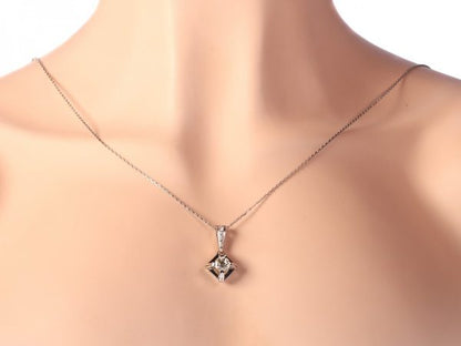 Vintage Fifties 1.86ct Lemon Yellow Diamond Pendant