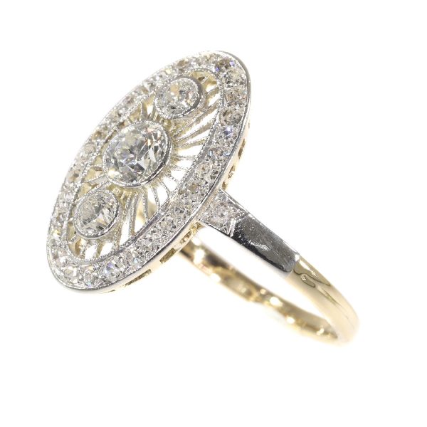 Vintage Art Deco Diamond Engagement Ring