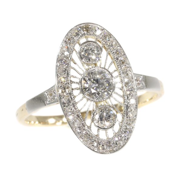 Vintage Art Deco Diamond Engagement Ring
