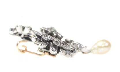 Antique Early 18th Century Georgian Diamond Brooch