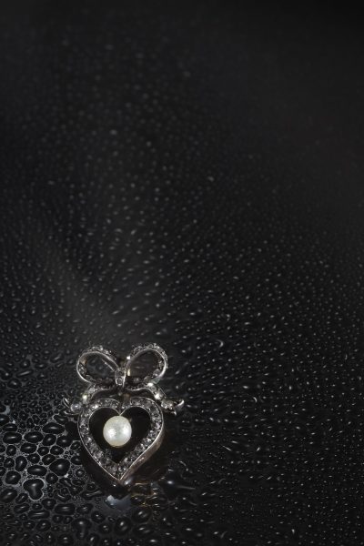 Antique Victorian Diamond and Pearl Heart Pendant