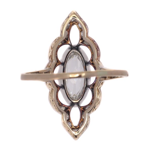 Antique Art Nouveau Diamond Engagement Ring