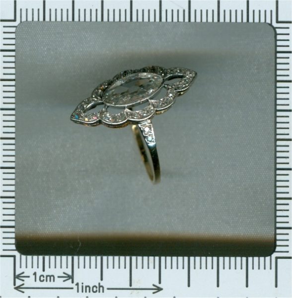 Antique Art Nouveau Diamond Engagement Ring