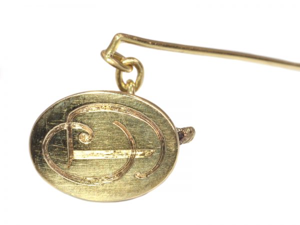 Antique Victorian Gem Set Gold Kitten Seal