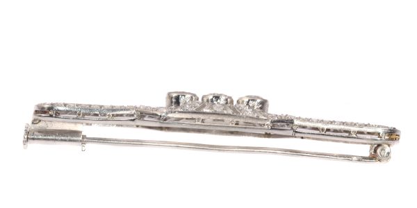 Vintage Art Deco 2.00ct Diamond Platinum Brooch