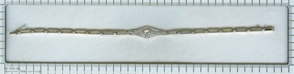 Antique Art Deco Old European Cut Diamond Bracelet