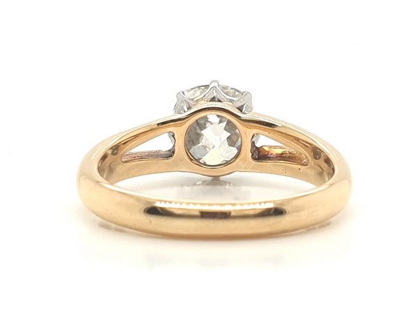 Antique Old Mine Cushion Cut Diamond Engagement Ring