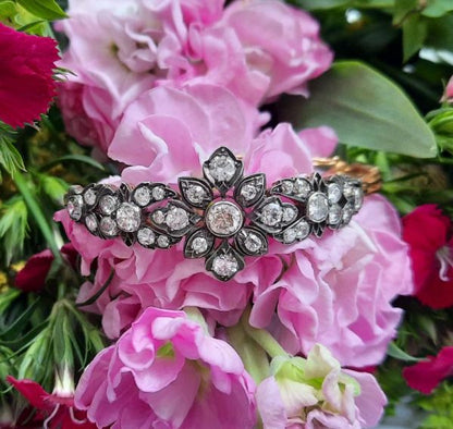 Antique Old Cut Diamond Bracelet, 6.00 carat total