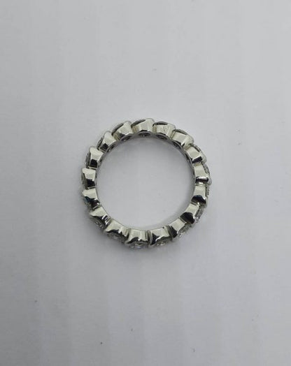 Vintage French 2.5ct Diamond Full Eternity Ring