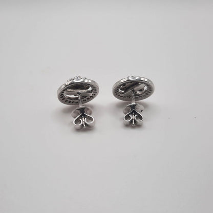 0.80ct Diamond Floral Cluster Earrings with Removeable Halos