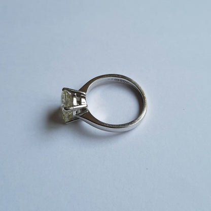 1.90ct Diamond Solitaire Engagement Ring in 18ct White Gold