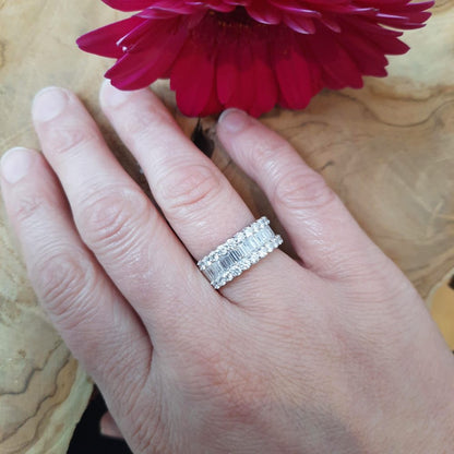2.15ct Brilliant and Baguette Diamond Dress Ring