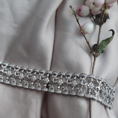 6ct Diamond Floral Bracelet