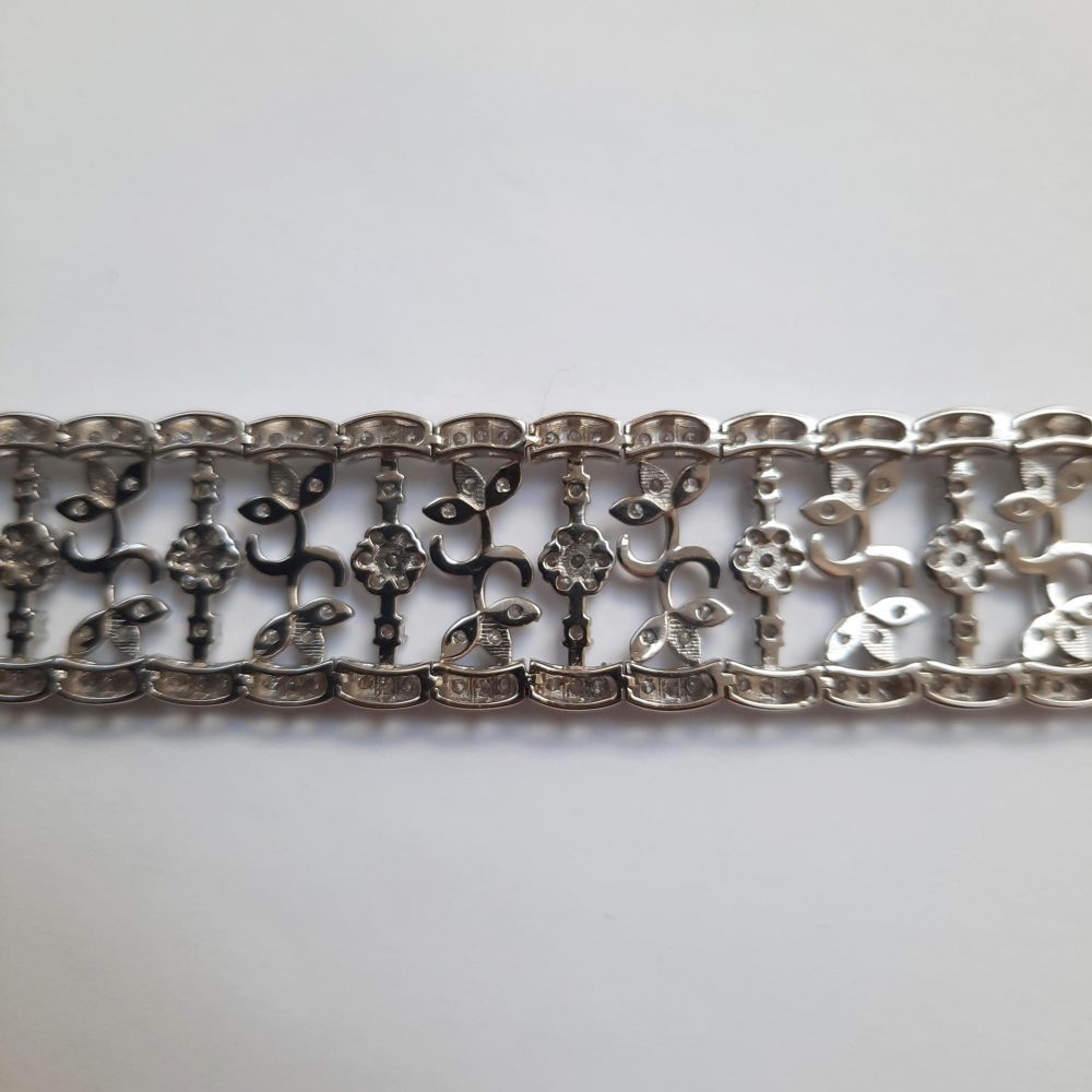 6ct Diamond Floral Bracelet