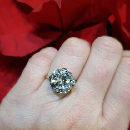 7.49ct Diamond Solitaire Engagement Ring, GIA Certificate H VVS2