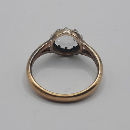 Antique 0.70ct Rose Cut Diamond Ring