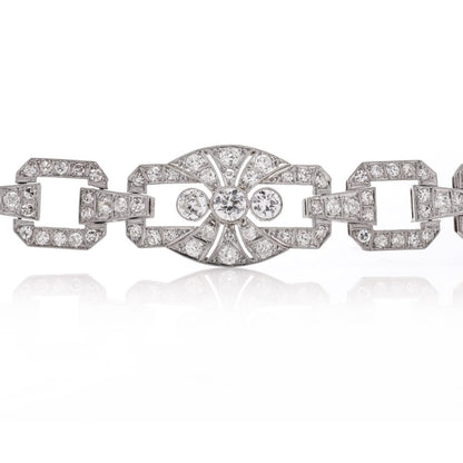 Old cut diamond bracelet Fine Jewellery UK