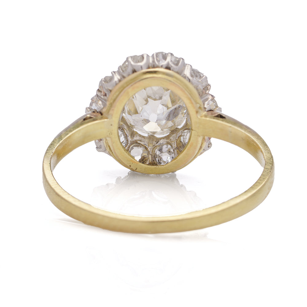 Back of antique ring