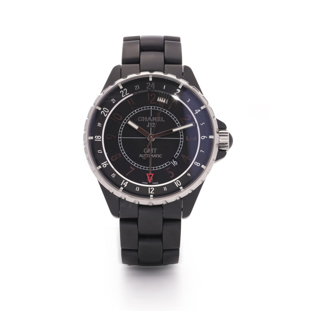 Chanel J12 GMT Ceramic Automatic Watch, H3101 Movement, 41mm dial, Circa 2015, Comes with an original box and certificate of authenticity