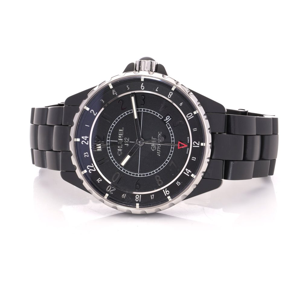 Chanel J12 GMT Ceramic Automatic Watch, H3101 Movement, 41mm dial, Circa 2015, Comes with an original box and certificate of authenticity