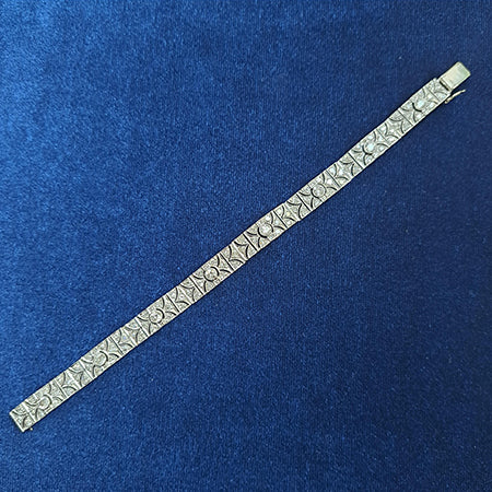 Art Deco Diamond Panel Bracelet
