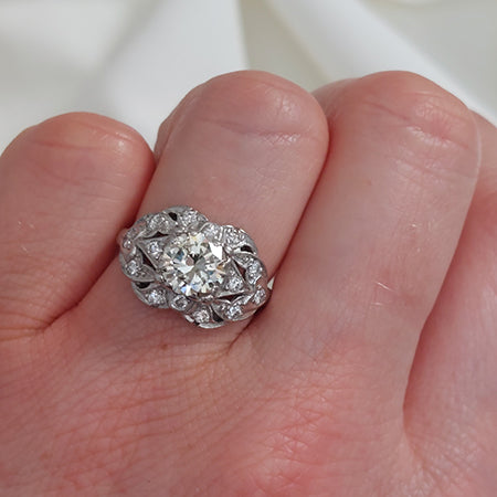 Decorative 1.25ct Diamond Dress Ring