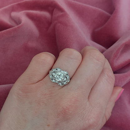 Decorative 1.25ct Diamond Dress Ring