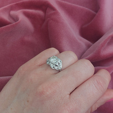 Decorative 1.25ct Diamond Dress Ring