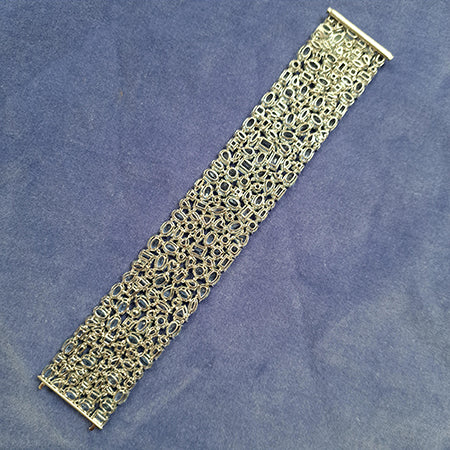 Aquamarine Wide Cuff Bracelet, 74.34 carats