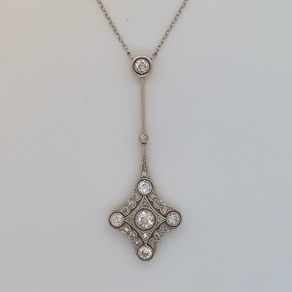 Belle Epoque Diamond Pendant in 18ct Gold