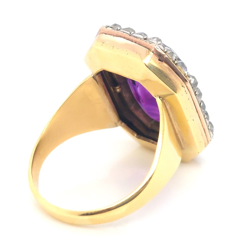 Georgian amethyst ring