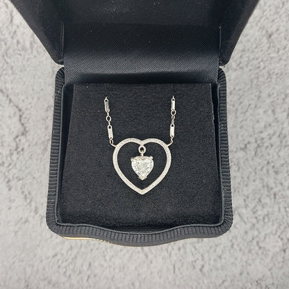 1ct Heart Shaped Diamond Pendant