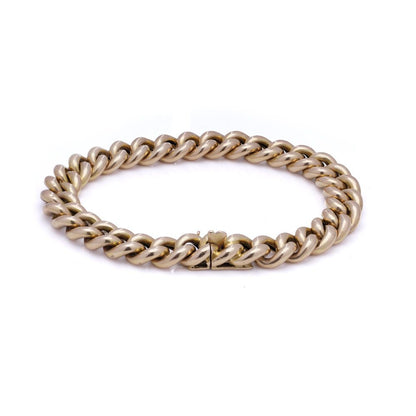 Victorian gold curb link bracelet. 