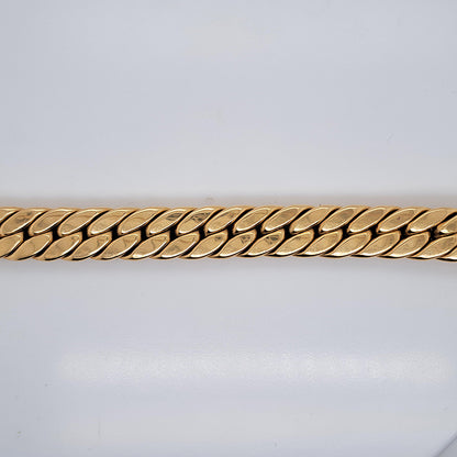 Antique Handcrafted Plaited Woven Double Strand 18ct Yellow Gold Bracelet