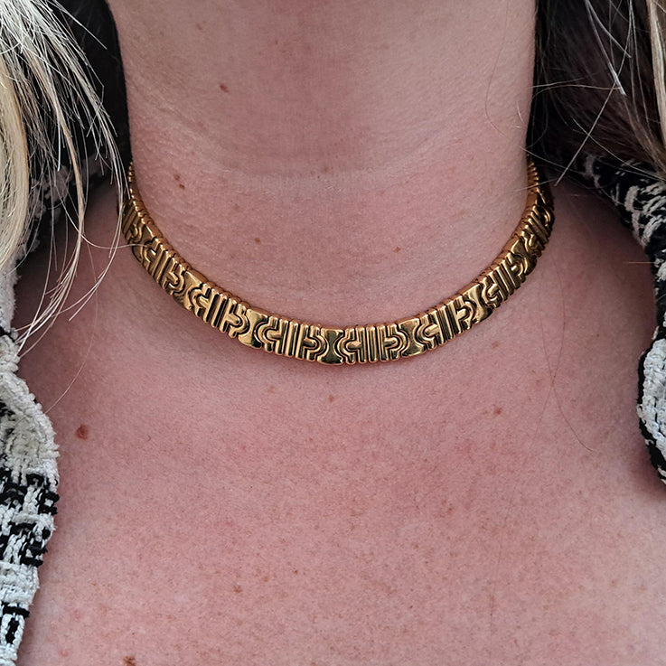 Bvlgari Parentesi 18ct Gold Collar Necklace
