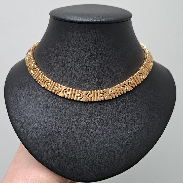 Bvlgari Parentesi 18ct Gold Collar Necklace