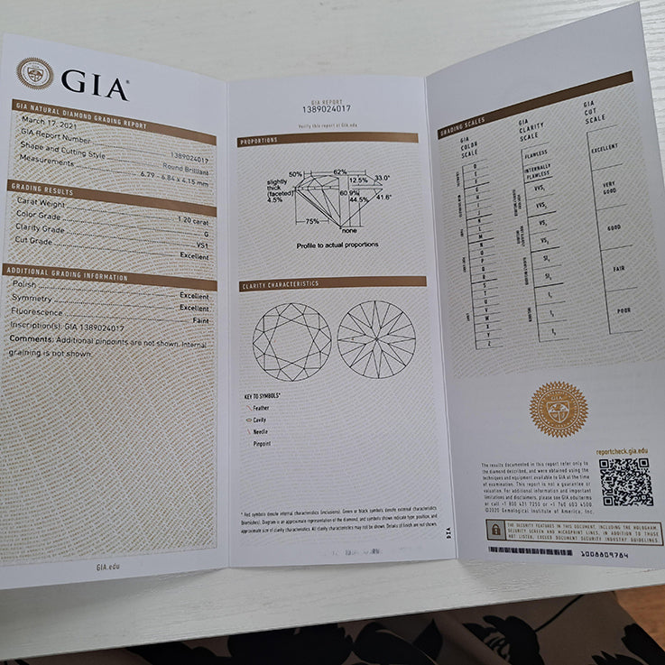 GIA Certified Boodles 1.20ct Diamond Solitaire Pendant in Platinum