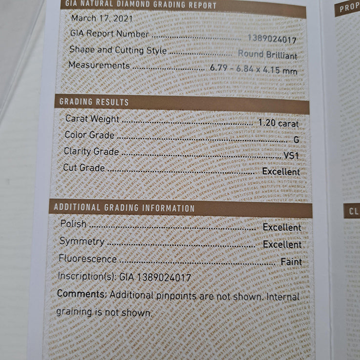 GIA Certified Boodles 1.20ct Diamond Solitaire Pendant in Platinum