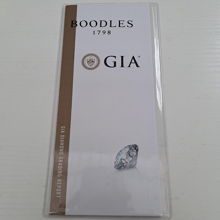 GIA Certified Boodles 1.20ct Diamond Solitaire Pendant in Platinum