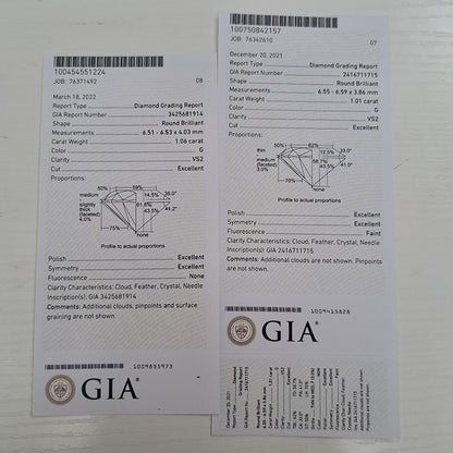 Boodles 2ct Diamond Solitaire Stud Earrings in 18ct Yellow Gold with GIA Certificates