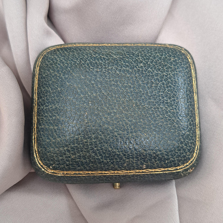 Antique French 2ct Old Cut Diamond Cluster Drop Earrings in platinum on 18ct yellow gold. Circa 1900