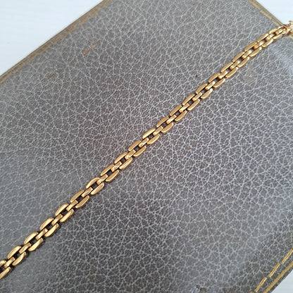 Fancy Link 18ct Gold Bracelet