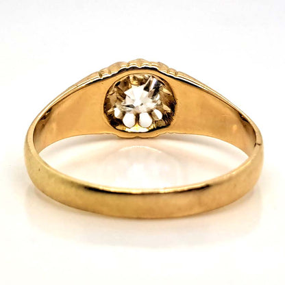 Antique 1.10ct Old Cut Diamond Solitaire Ring