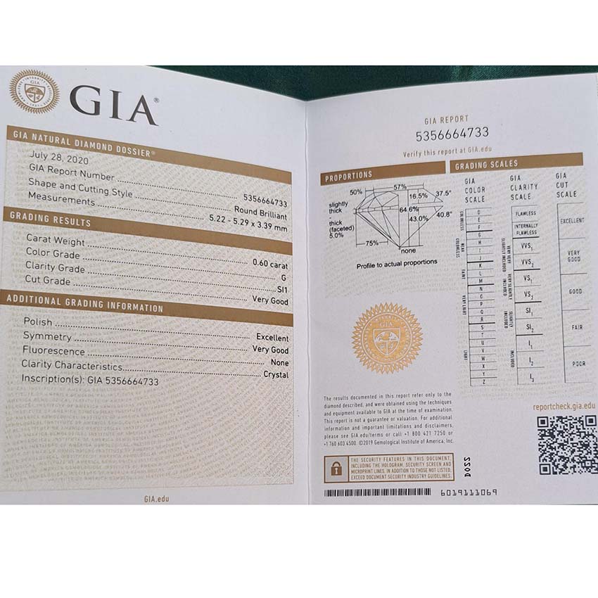 GIA Certified 2ct Diamond Three Stone Ring in Platinum, side diamond 0.60ct G colour SI1 clarity