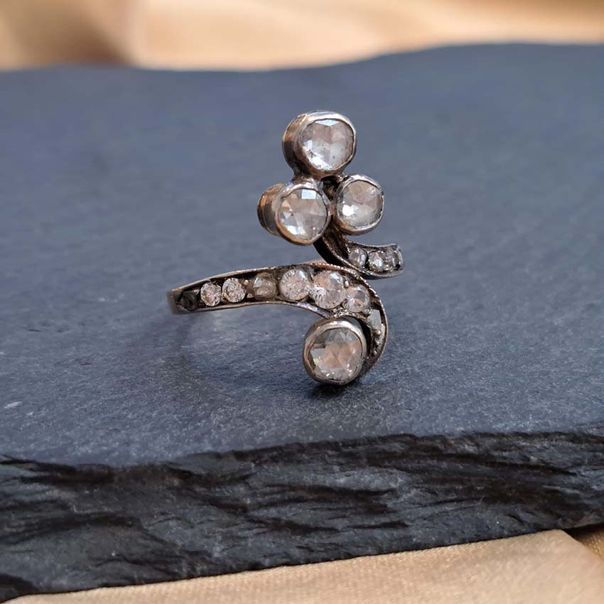 Belle Epoque Rose Cut Diamond Ring