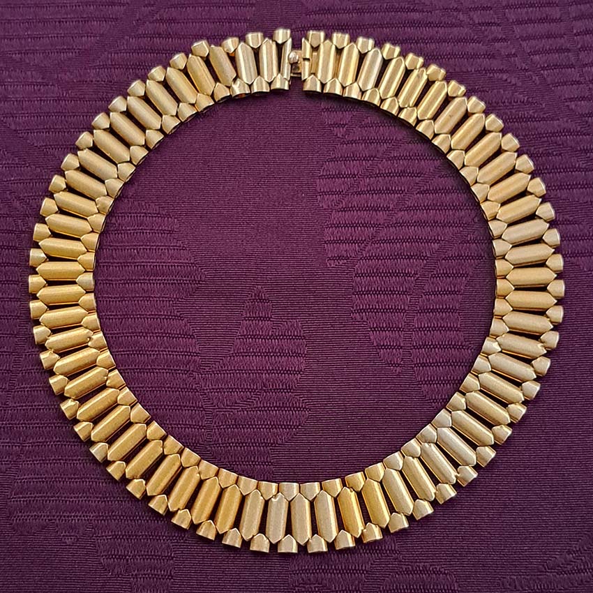 Antique Victorian Gold Collar Necklace