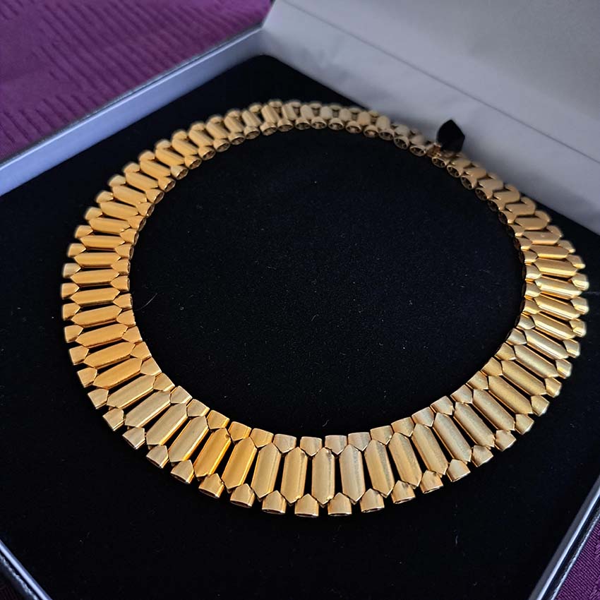 Antique Victorian Gold Collar Necklace