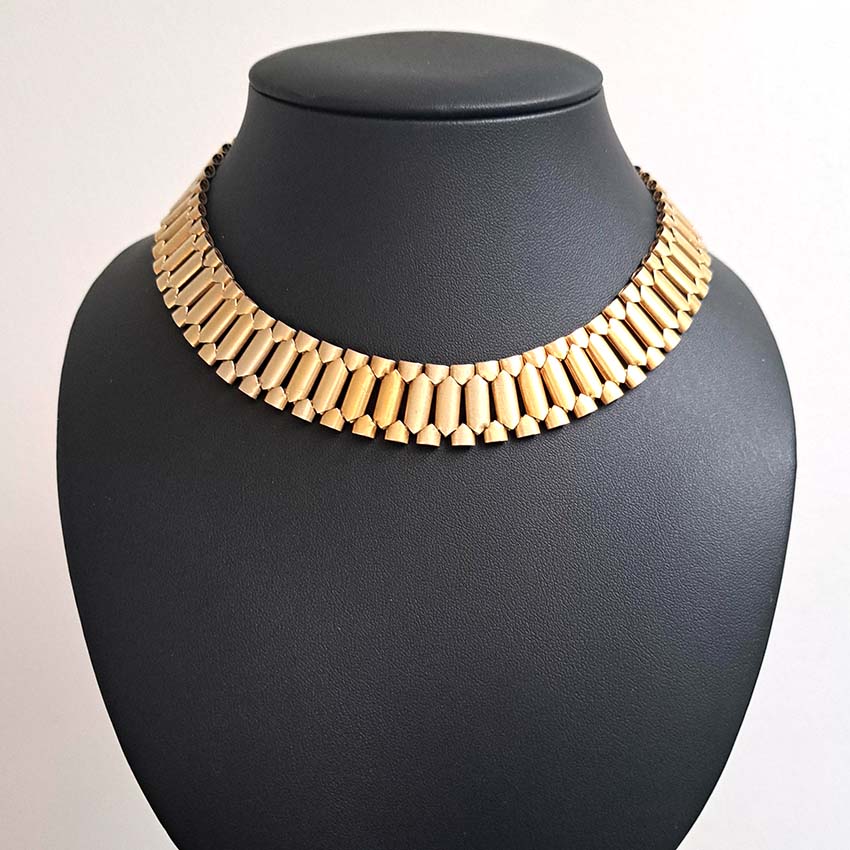 Antique Victorian Gold Collar Necklace