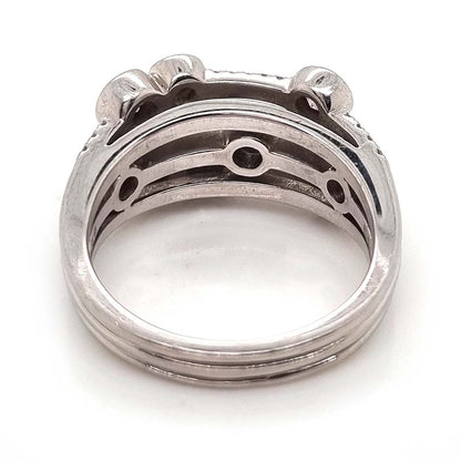 Pre Owned Boodles Waterfall Diamond Ring Classic Platinum